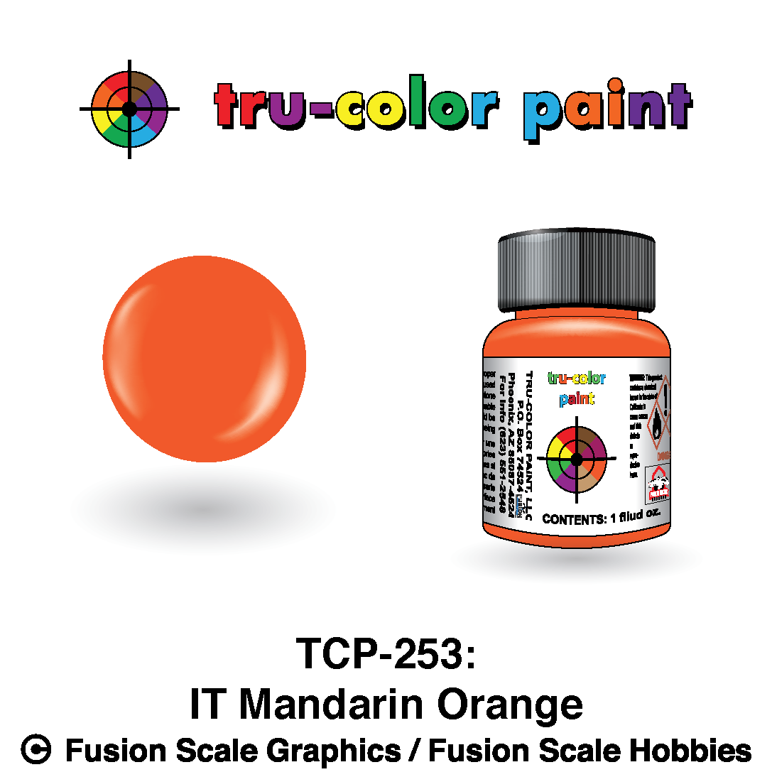 Tru Color Paint Illinois Terminal Mandarin Orange 1oz - 253