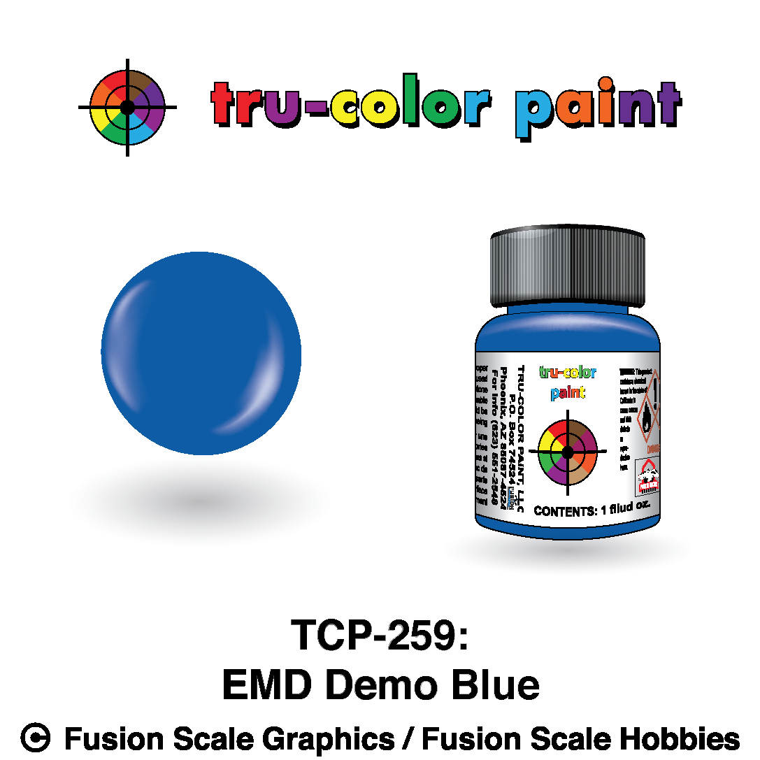 Tru Color Paint EMD Demo Blue 1oz - 259