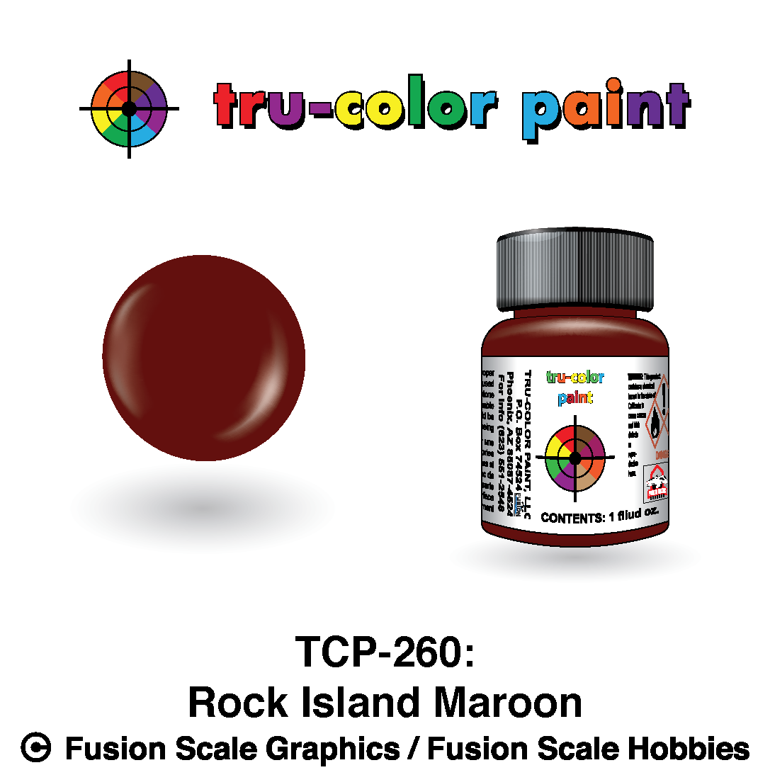 Tru Color Paint Rock Island Maroon 1oz - 260
