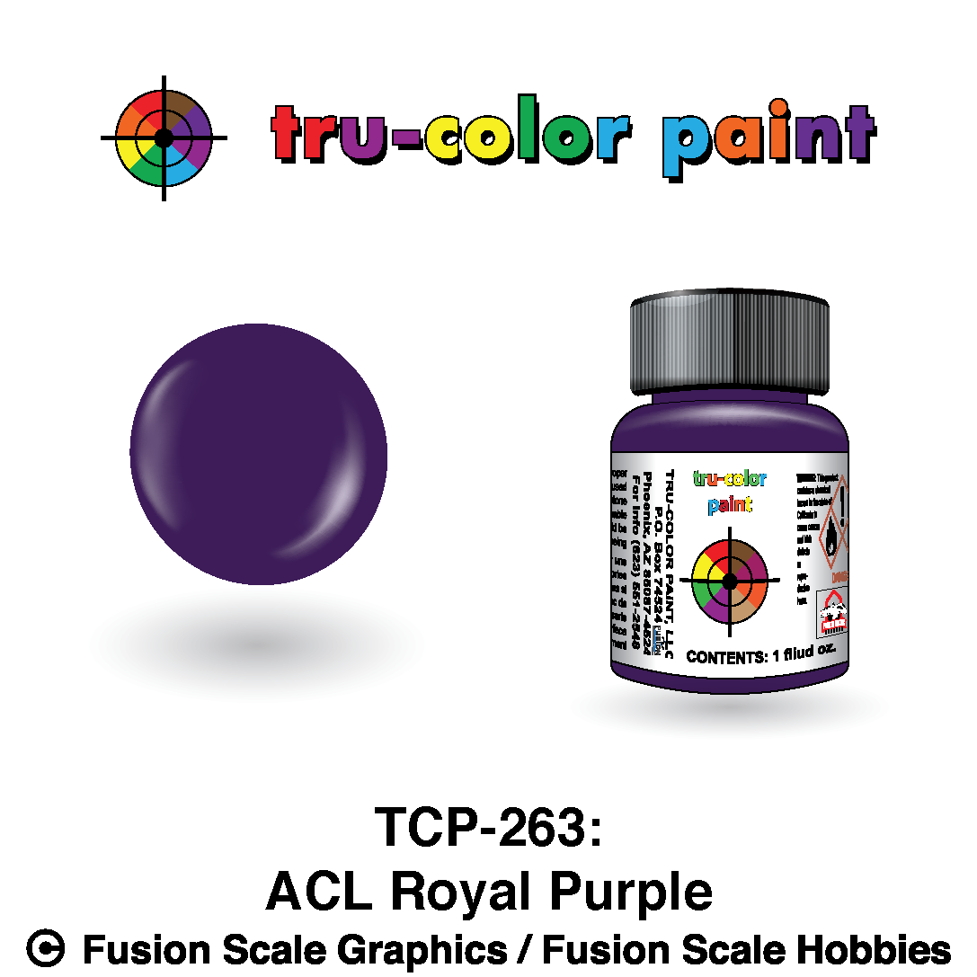 Tru Color Paint Atlantic Coast Line Royal Purple 1oz - 263