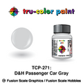 Tru Color Paint Delaware & Hudson Passenger Car Gray 1oz - 271