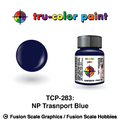 Tru Color Paint Northern Pacific Transport Blue 1oz - 283