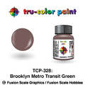 Tru Color Paint Brooklyn Metro Transit Green 1oz - 328