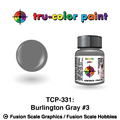 Tru Color Paint Chicago, Burlington, & Quincy Gray #3 1oz - 331