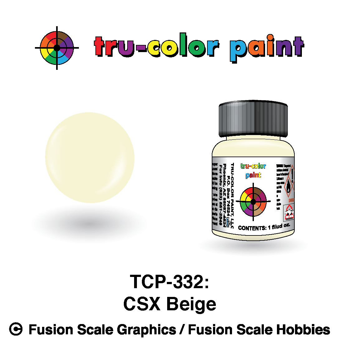 Tru Color Paint CSX Beige 1oz - 332