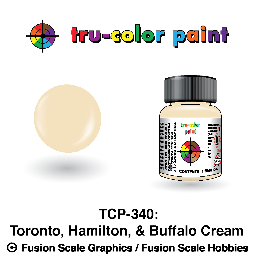Tru Color Paint Toronto, Hamilton, & Buffalo Cream 1oz - 340