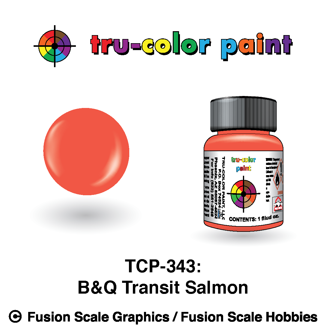 Tru Color Paint TCP 343 Brooklyn & Queens Transit Salmon 1oz - 343