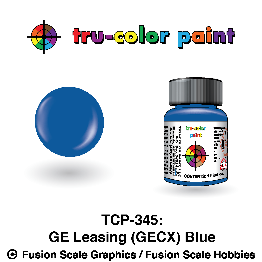 Tru Color Paint GE Leasing (GECX) Blue 1oz - 345