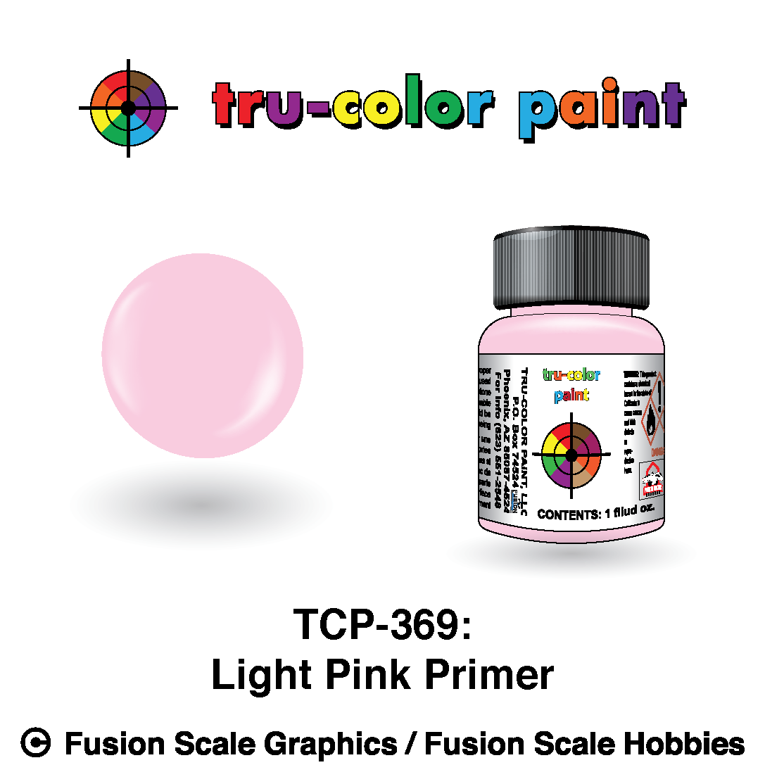 Tru Color Paint Light Pink Primer 1oz - 369