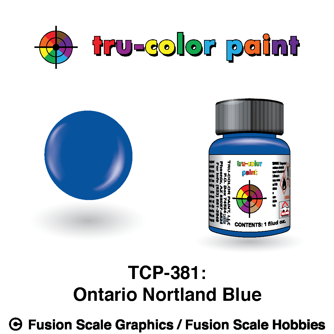 Tru Color Paint Ontario Northland Dark Blue  1oz - 381