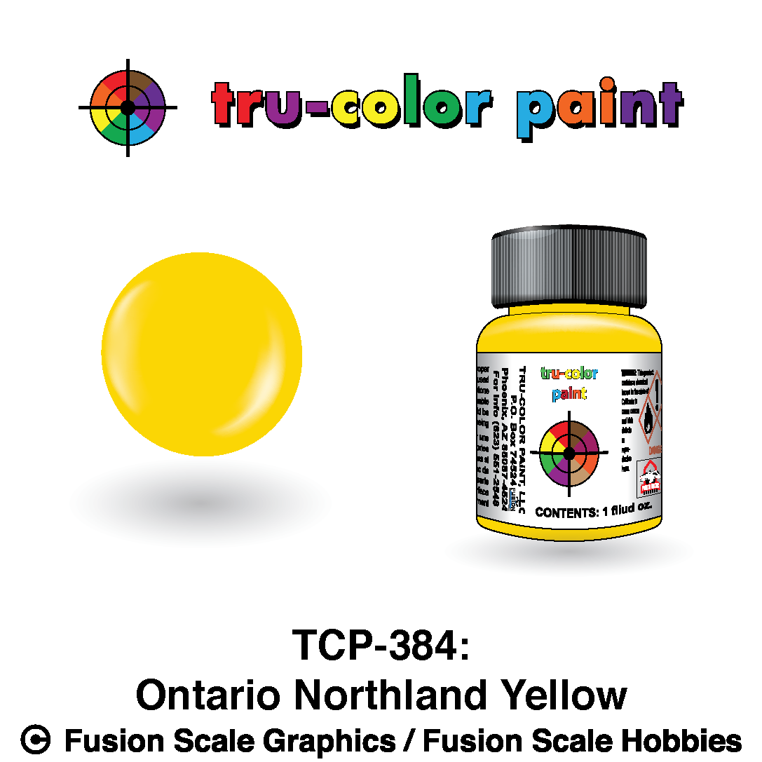 Tru Color Paint Ontario Northland Yellow 1oz - 384