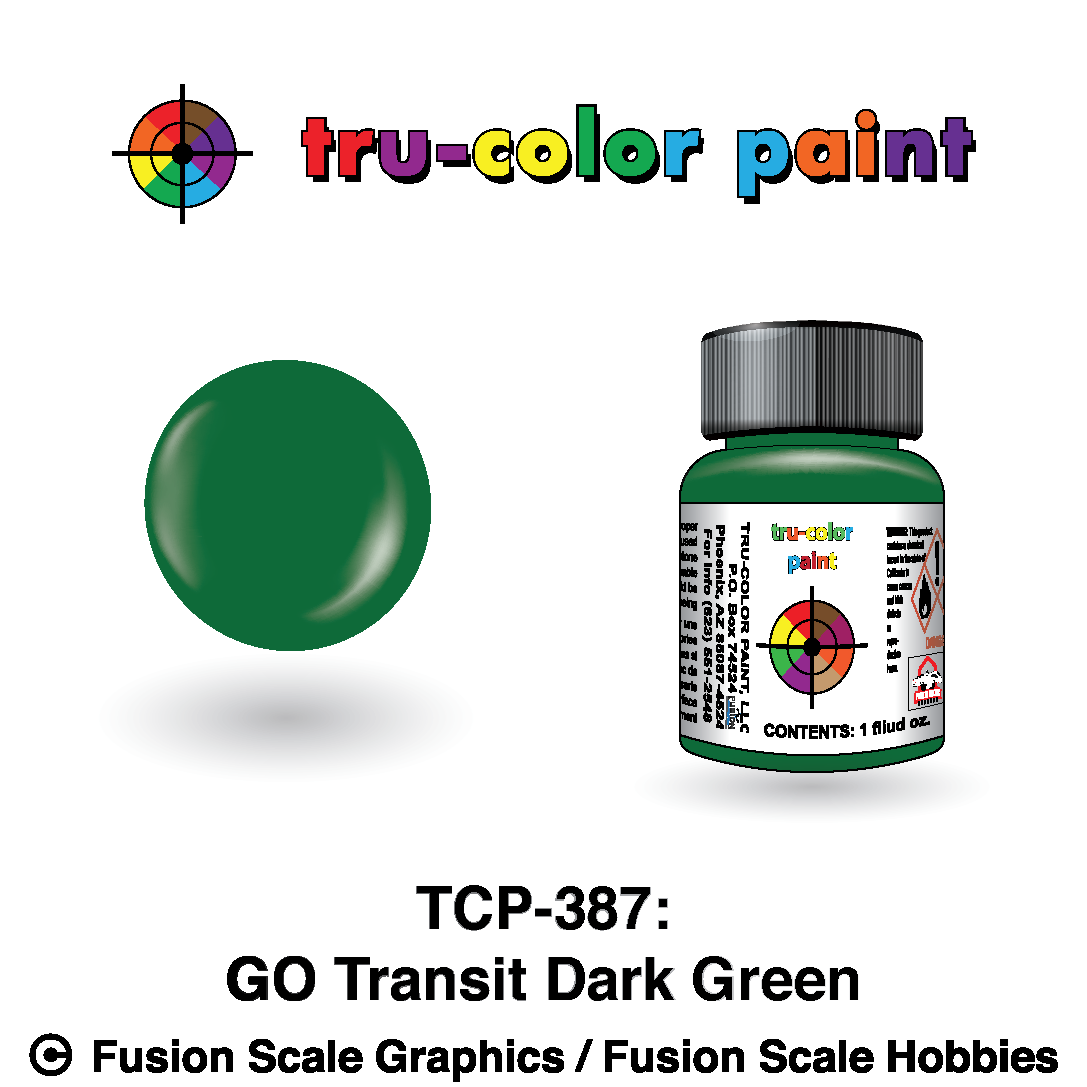 Tru Color Paint GO Transit Dark Green  1oz - 387