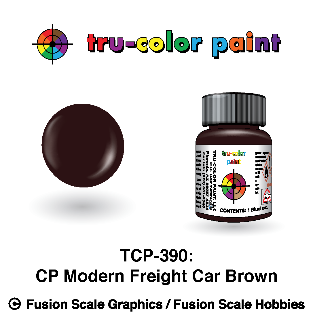Tru Color Paint CP Modern Freight Car Brown  1oz - 390