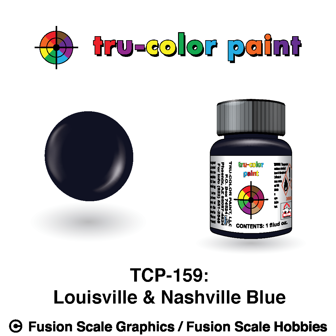 Tru Color Paint Louisville & Nashville Blue 1oz - 159