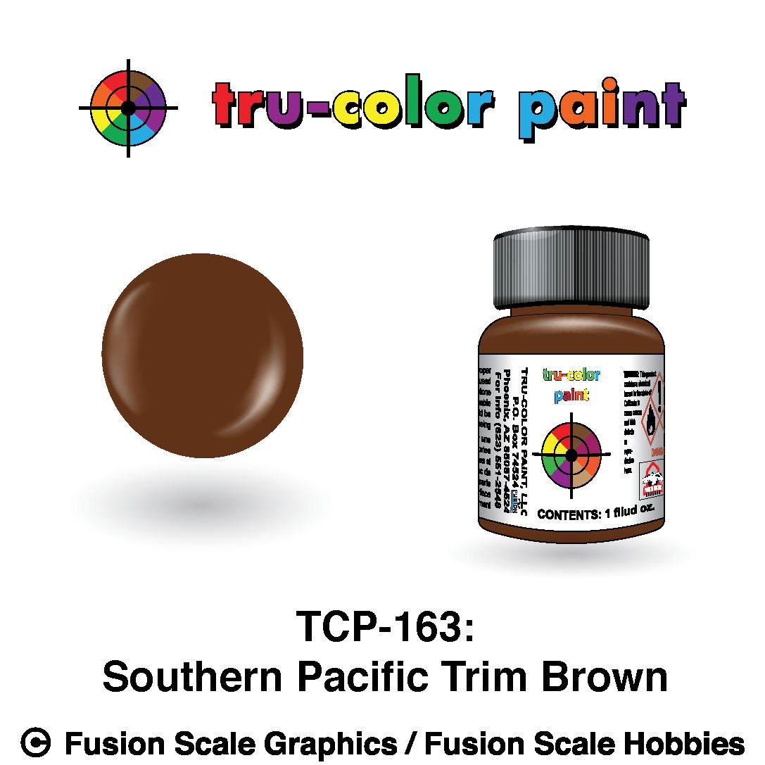 Tru Color Paint Southern Pacific Depot Trim Brown 1oz - 163