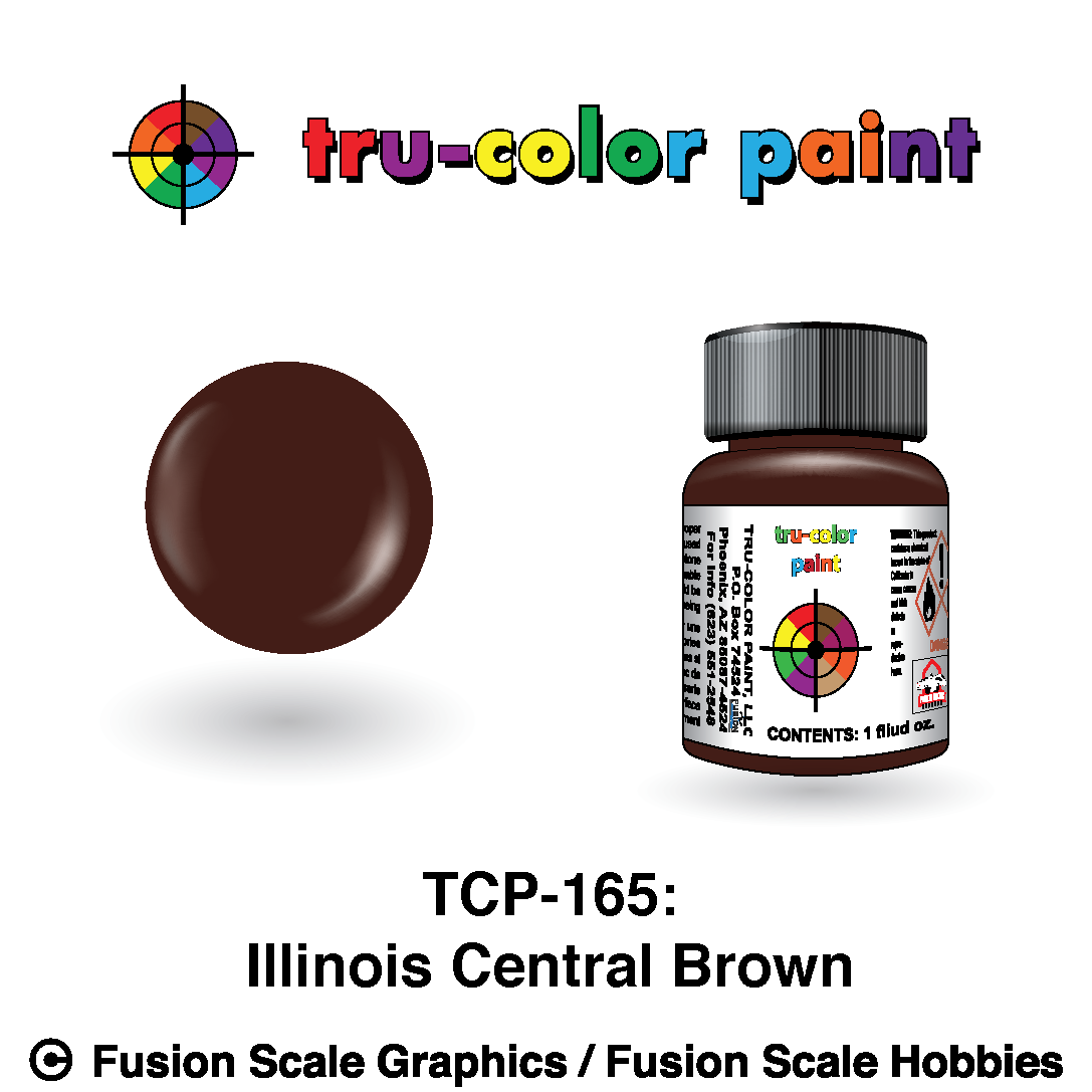 Tru Color Paint Illinois Central Brown 1oz - 165