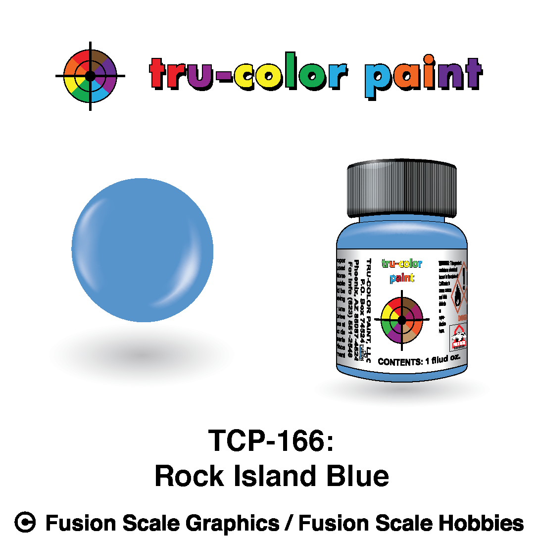 Tru Color Paint Rock Island Blue 1oz - 166
