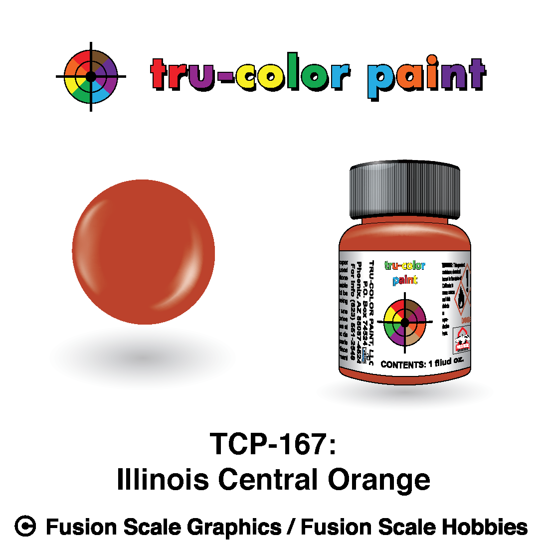Tru Color Paint Illinois Central Orange 1oz - 167