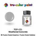 Tru Color Paint Flat Weathered Aged Concrete 1oz - 172