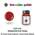 Tru Color Paint Flat Weathered Iron Oxide Rust 1oz - 173