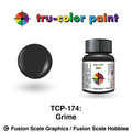 Tru Color Paint Flat Grime 1oz - 174