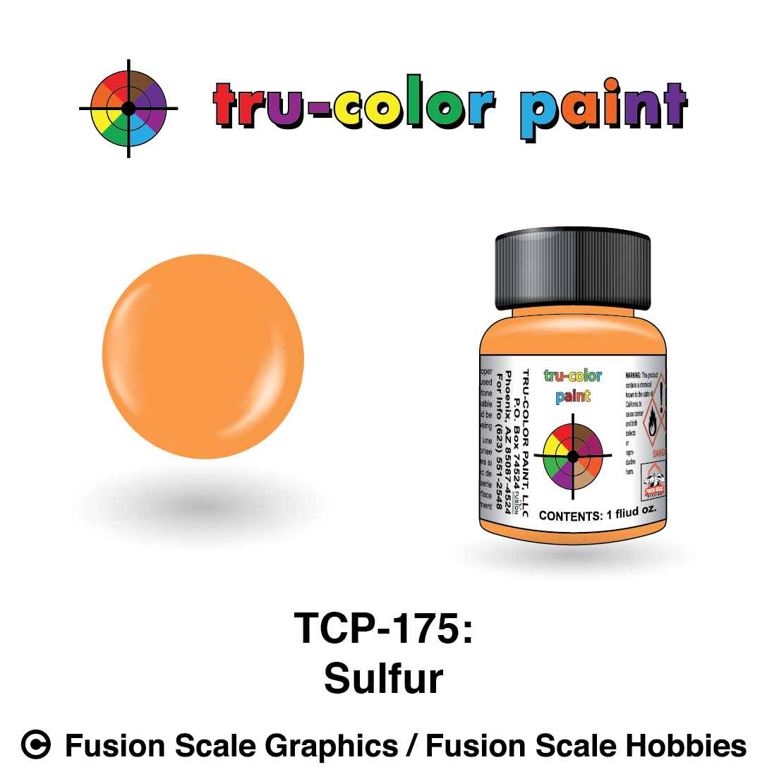 Tru Color Paint Flat Sulfur 1oz - 175