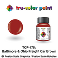 Tru Color Paint C&O/B&O Freight Car Brown 1oz - 178