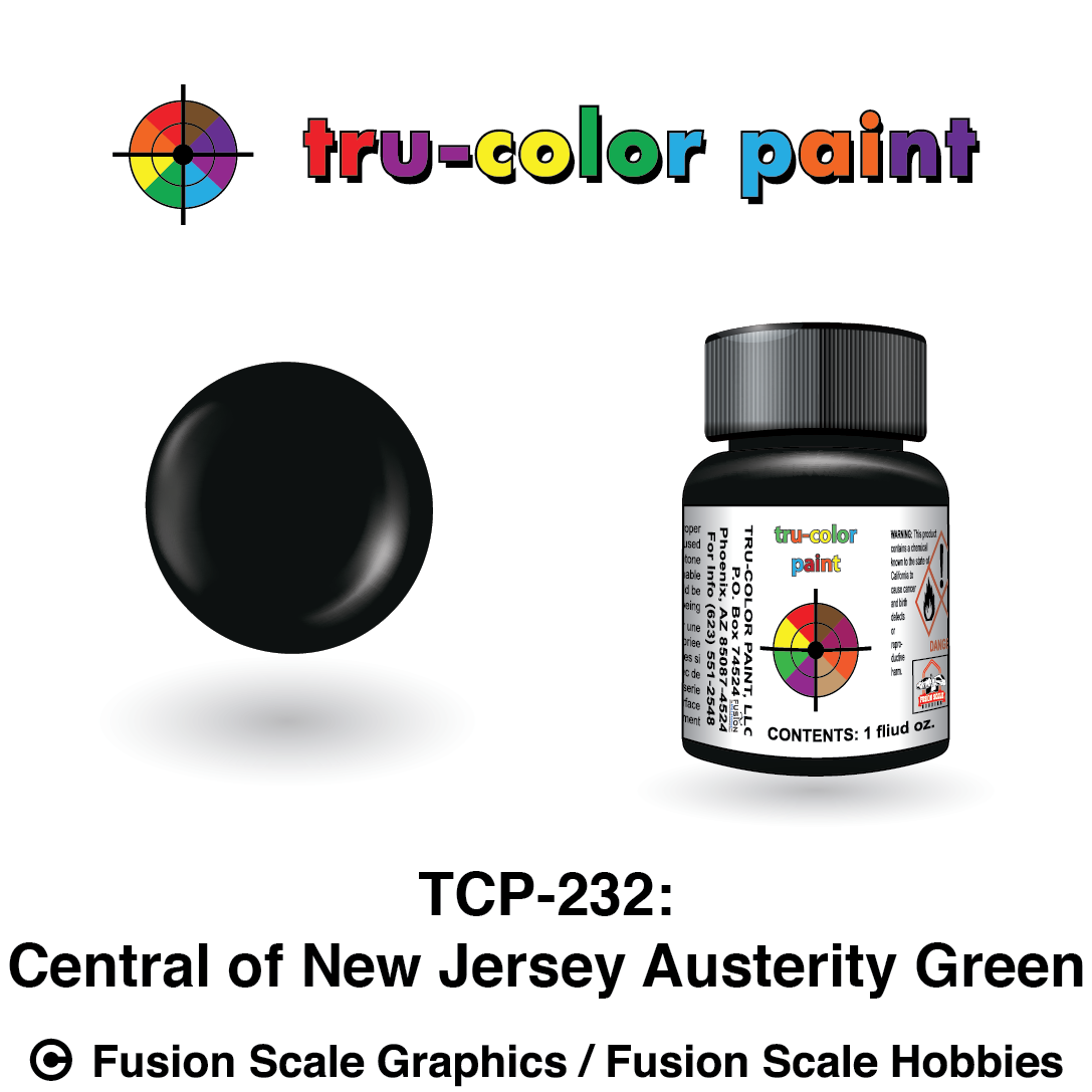 Tru Color Paint Central of New Jersey Austerity Green 1oz - 232