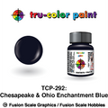 Tru Color Paint Chesapeake & Ohio Enchantment Blue  1oz - 292