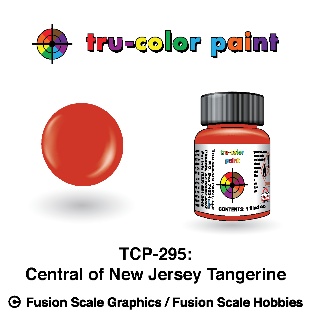 Tru Color Paint Central New Jersey Tangarine 1oz - 295