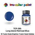 Tru Color Paint Long Island Railroad Blue 1oz - 296