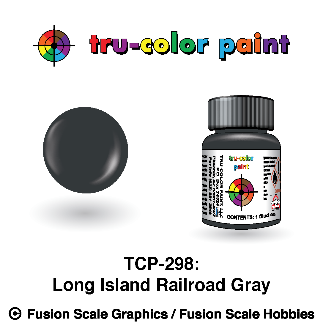 Tru Color Paint Long Island Railroad Gray 1oz - 298