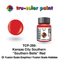 Tru Color Paint Kansas City Southern "Southern Belle" Red 1oz - 299