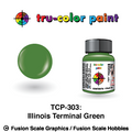Tru Color Paint Illinois Terminal Green 1oz - 303
