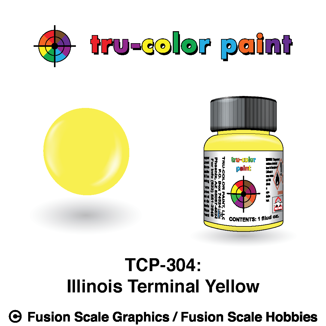 Tru Color Paint Illinois Terminal Yellow 1oz - 304