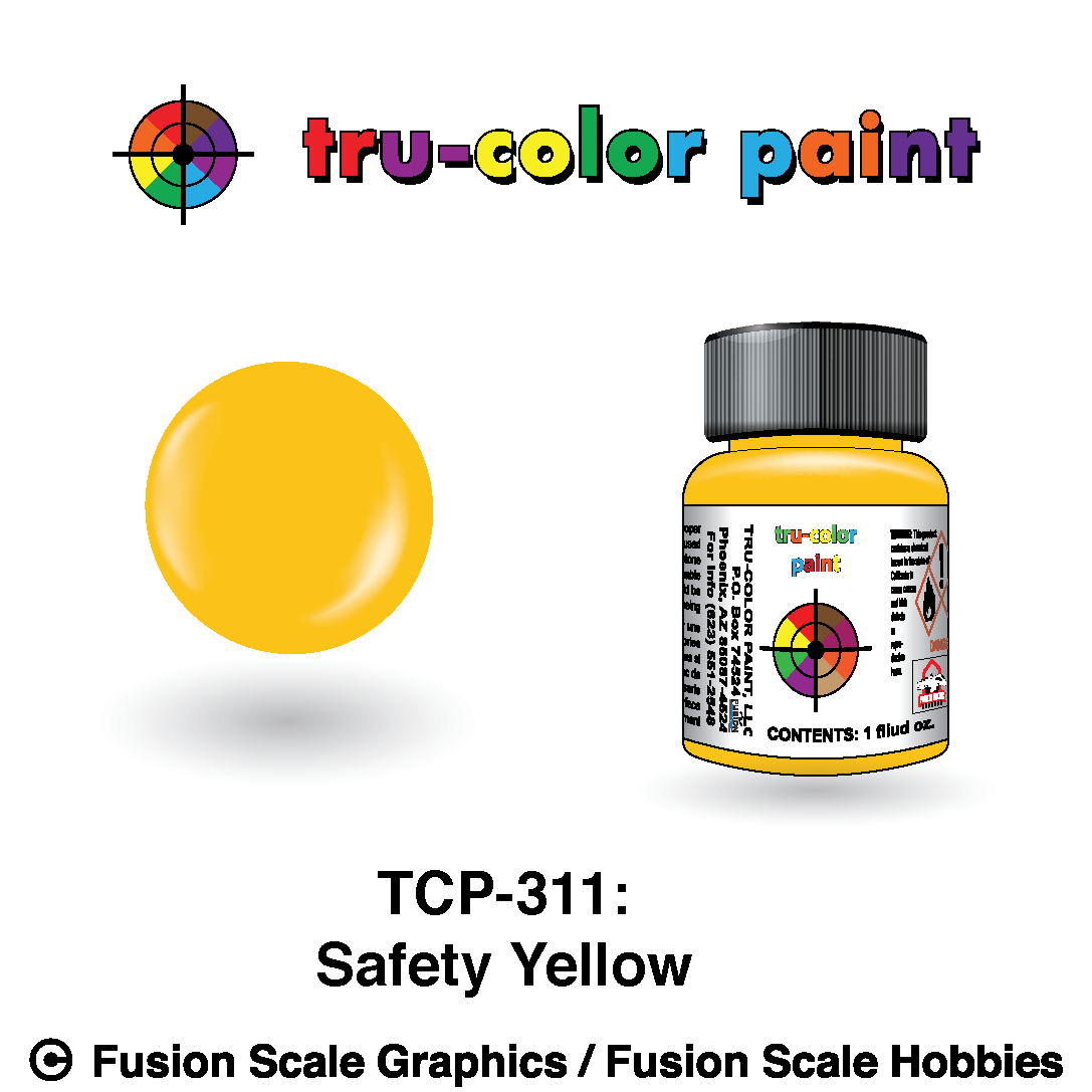 Tru Color Paint Safety Yellow 1oz - 311