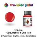 Tru Color Paint Gulf Mobile& Ohio Red 1oz - 316