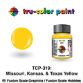 Tru Color Paint Missouri, Kansas, & Texas Yellow 1oz - 319