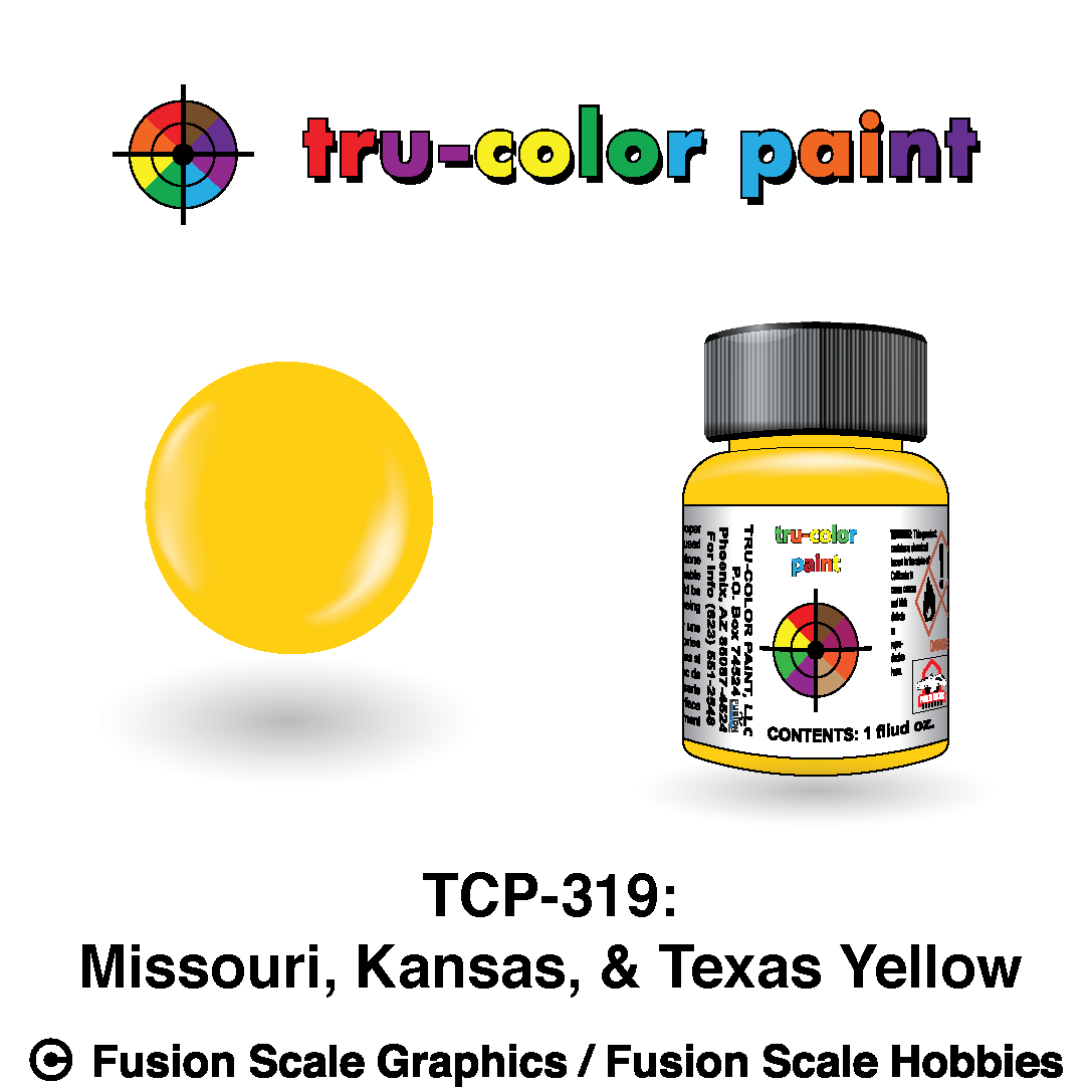 Tru Color Paint Missouri, Kansas, & Texas Yellow 1oz - 319