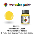 Tru Color Paint Florida East Coast Yellow (New Scheme) 1oz - 321