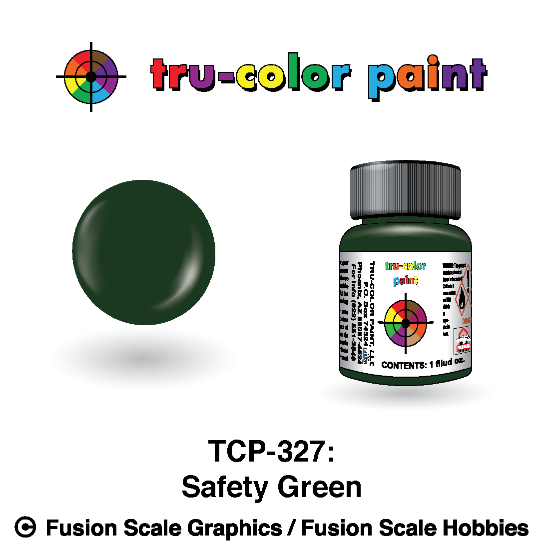 Tru Color Paint Safety Green 1oz - 327