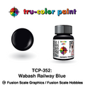Tru Color Paint Wabash Railway Blue 1oz - 352