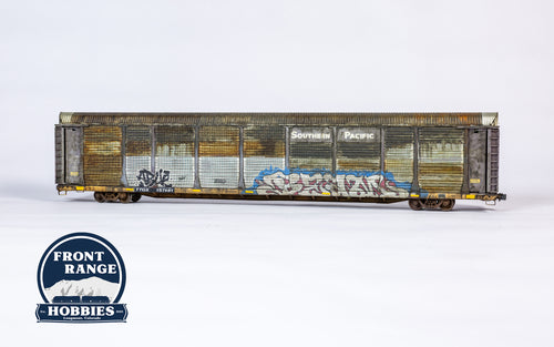HO Scale 89' Walthers Proto Bi-level Auto Carrier Southern Pacific SP TTGX 157481 (Weathered)