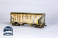 Walthers MainLine 37' 2980 Cubic-Foot 2-Bay Covered Hopper - Ready to Run -- Wisconsin Central #84663 (Weathered)