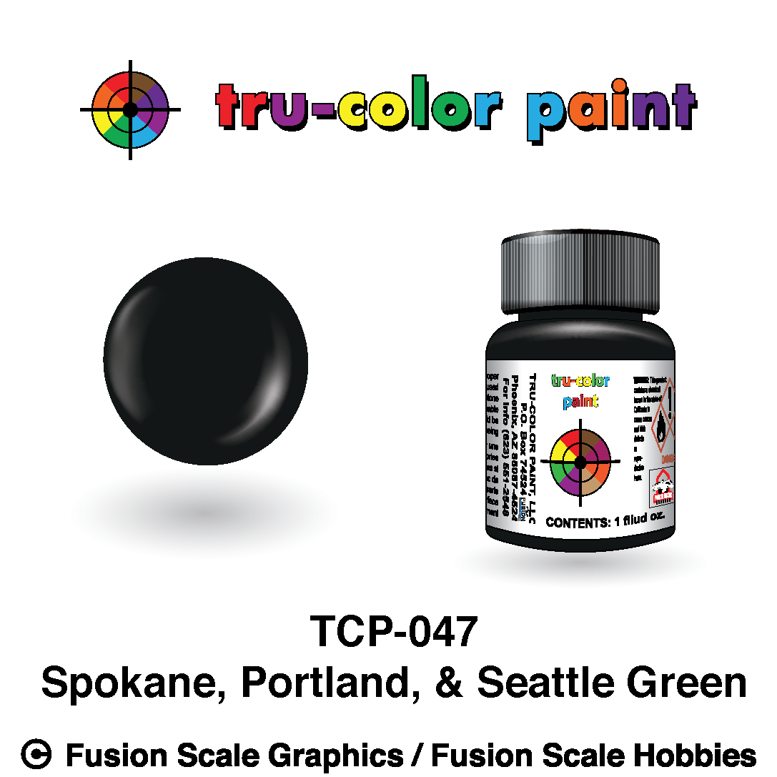 Tru Color Paint Spokane, Portland, & Seattle Green 1oz - 047