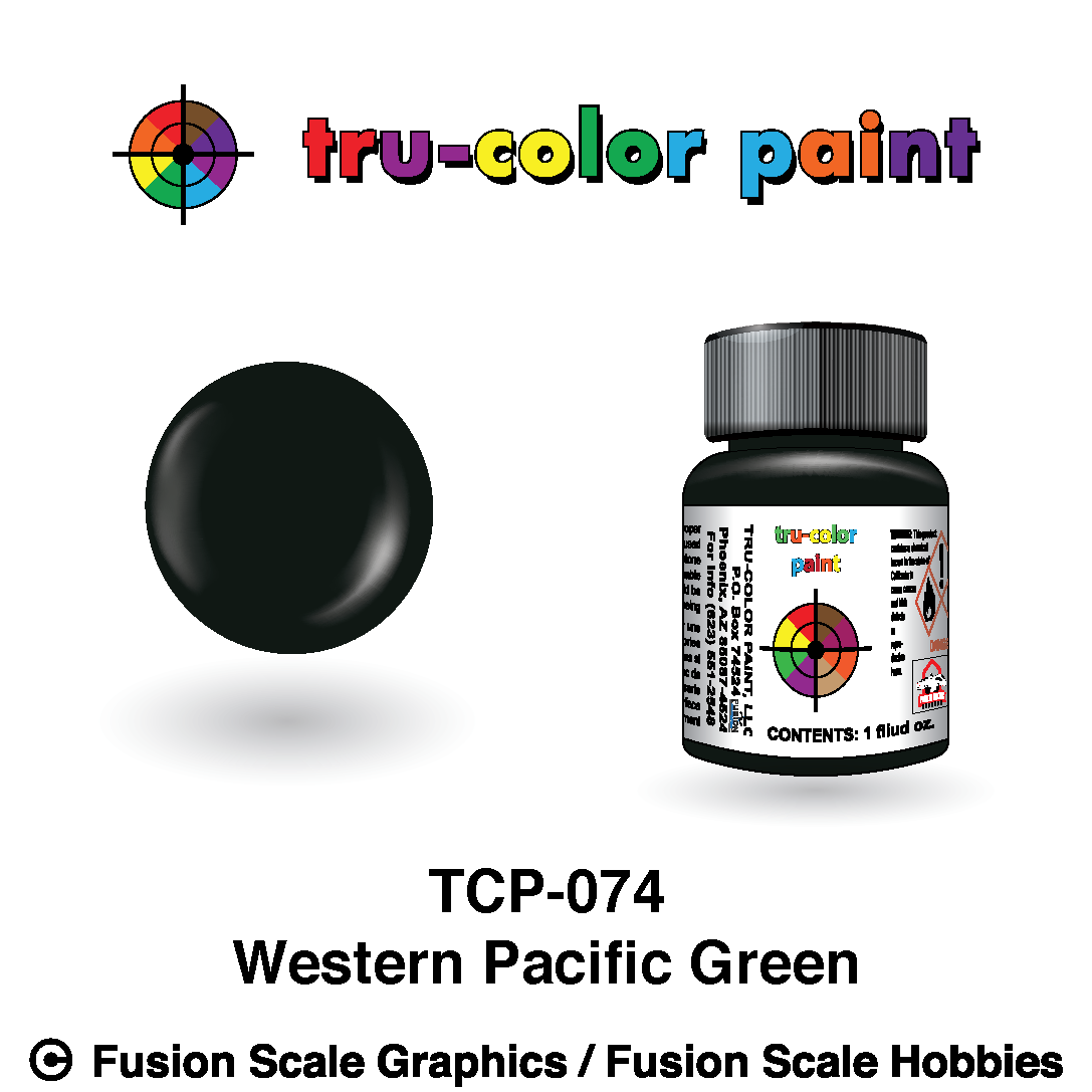 Tru Color Paint Western Pacific Green 1oz - 074