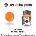 Tru Color Paint Railbox Yellow 1oz - 081