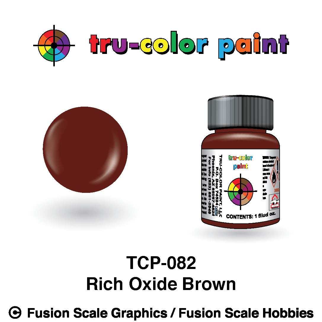 Tru Color Paint Rich Oxide Brown 1oz - 082