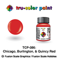 Tru Color Paint Chicago, Burlington, & Quincy CB&Q Red 1oz - 086