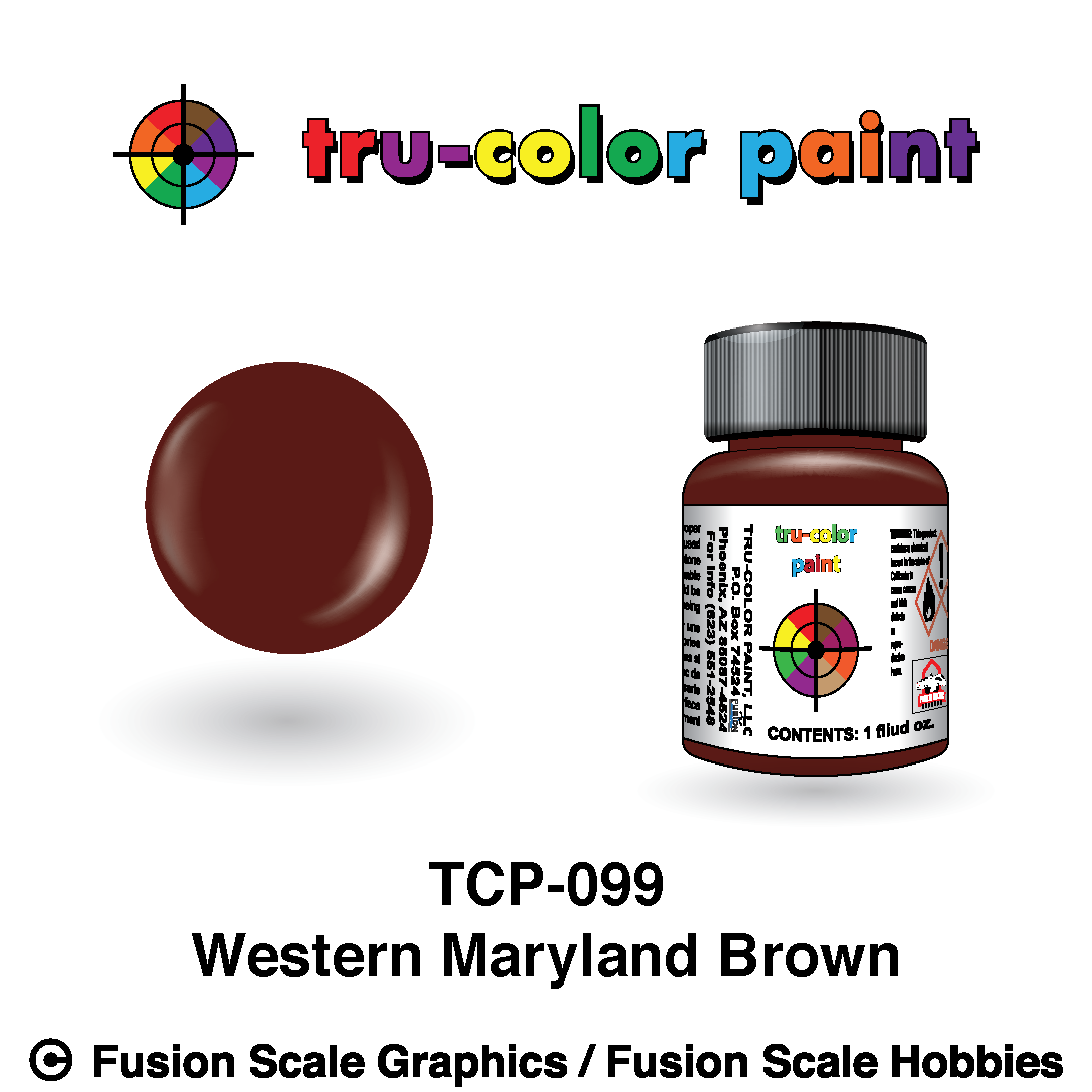 Tru Color Paint Western Maryland Brown 1oz - 099